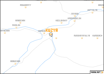 map of Kuzya