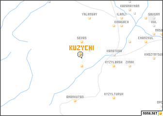 map of Kuzychi