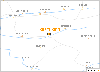 map of Kuzyukino