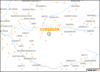map of Kvadaura