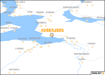 map of Kvænjord