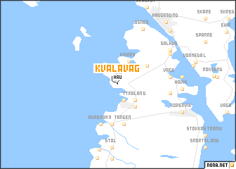 map of Kvalavåg