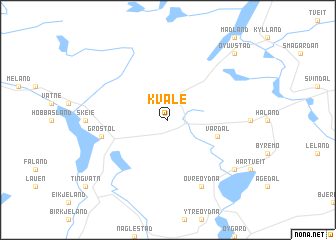 map of Kvåle