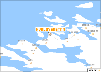 map of Kvaløysætra