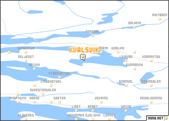 map of Kvalsvik