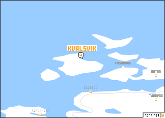 map of Kvalsvik