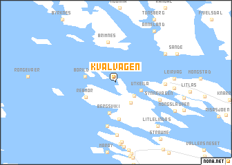 map of Kvalvågen