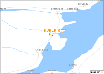 map of Kvalvik