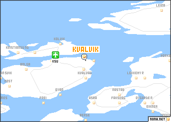 map of Kvalvik