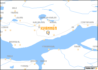 map of Kvammen