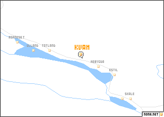 map of Kvam