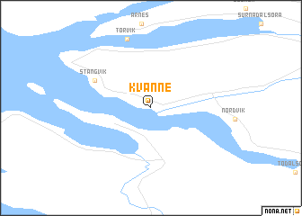 map of Kvanne