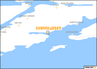 map of Kvannkjosen