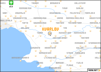 map of Kvärlöv