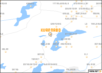 map of Kvarnabo