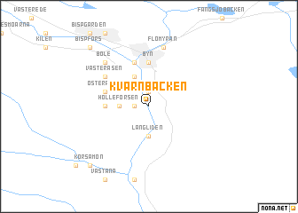 map of Kvarnbacken