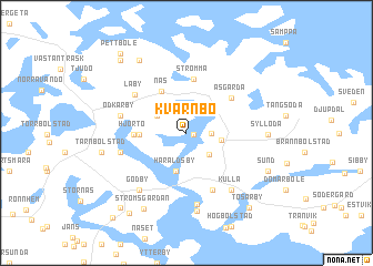 map of Kvarnbo