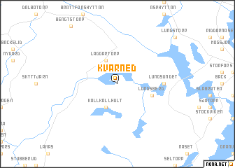 map of Kvarned