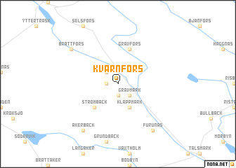 map of Kvarnfors