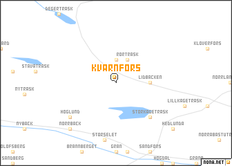 map of Kvarnfors