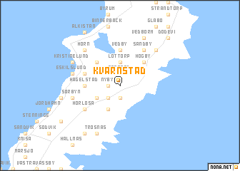 map of Kvarnstad