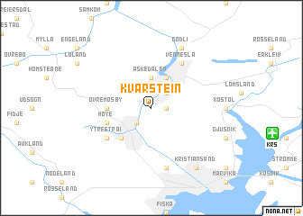 map of Kvarstein