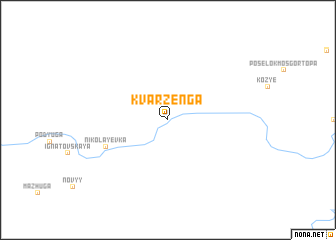 map of Kvarzen\