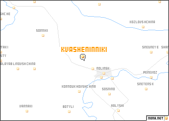 map of Kvasheninniki