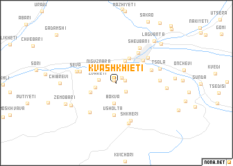 map of Kvashkhietʼi