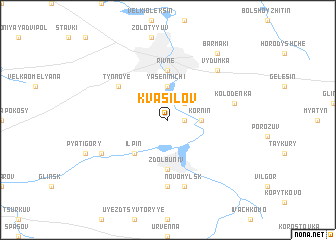 map of Kvasilov