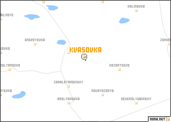 map of Kvasovka