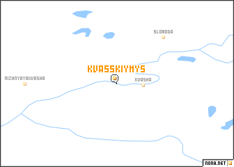 map of Kvasskiy Mys