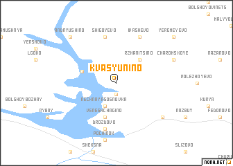 map of Kvasyunino