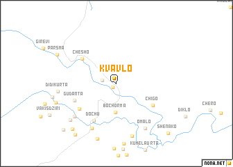 map of Kvavlo