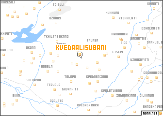 map of Kʼveda Alisubani