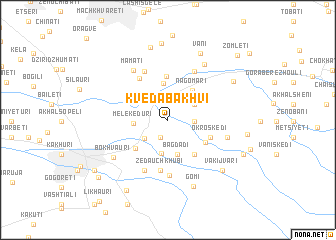 map of Kʼveda Bakhvi