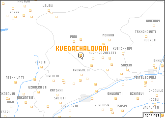 map of Kʼveda Chalovani