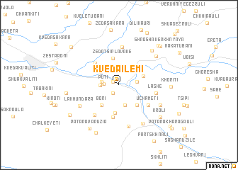 map of Kʼveda Ilemi