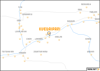 map of Kveda-Ipari