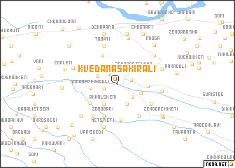 map of Kʼveda Nasakirali