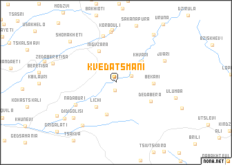 map of Kveda-Tsmani