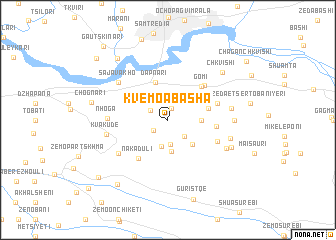 map of Kʼvemo Abasha