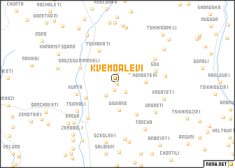 map of Kvemo-Alevi