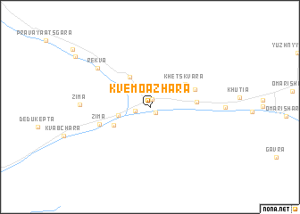 map of Kʼvemo Azhara