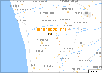 map of Kʼvemo Barghebi