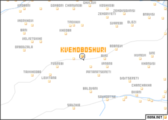 map of Kvemo Boshuri