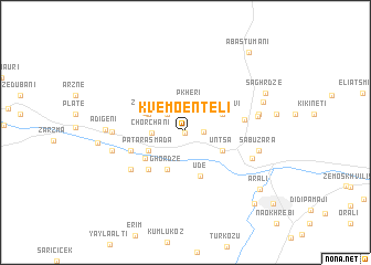 map of Kʼvemo Entʼeli