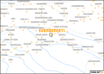 map of Kʼvemo Erketʼi