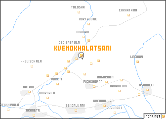 map of K\