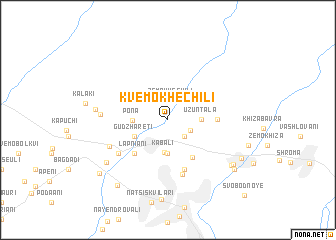 map of Kvemo-Khechili